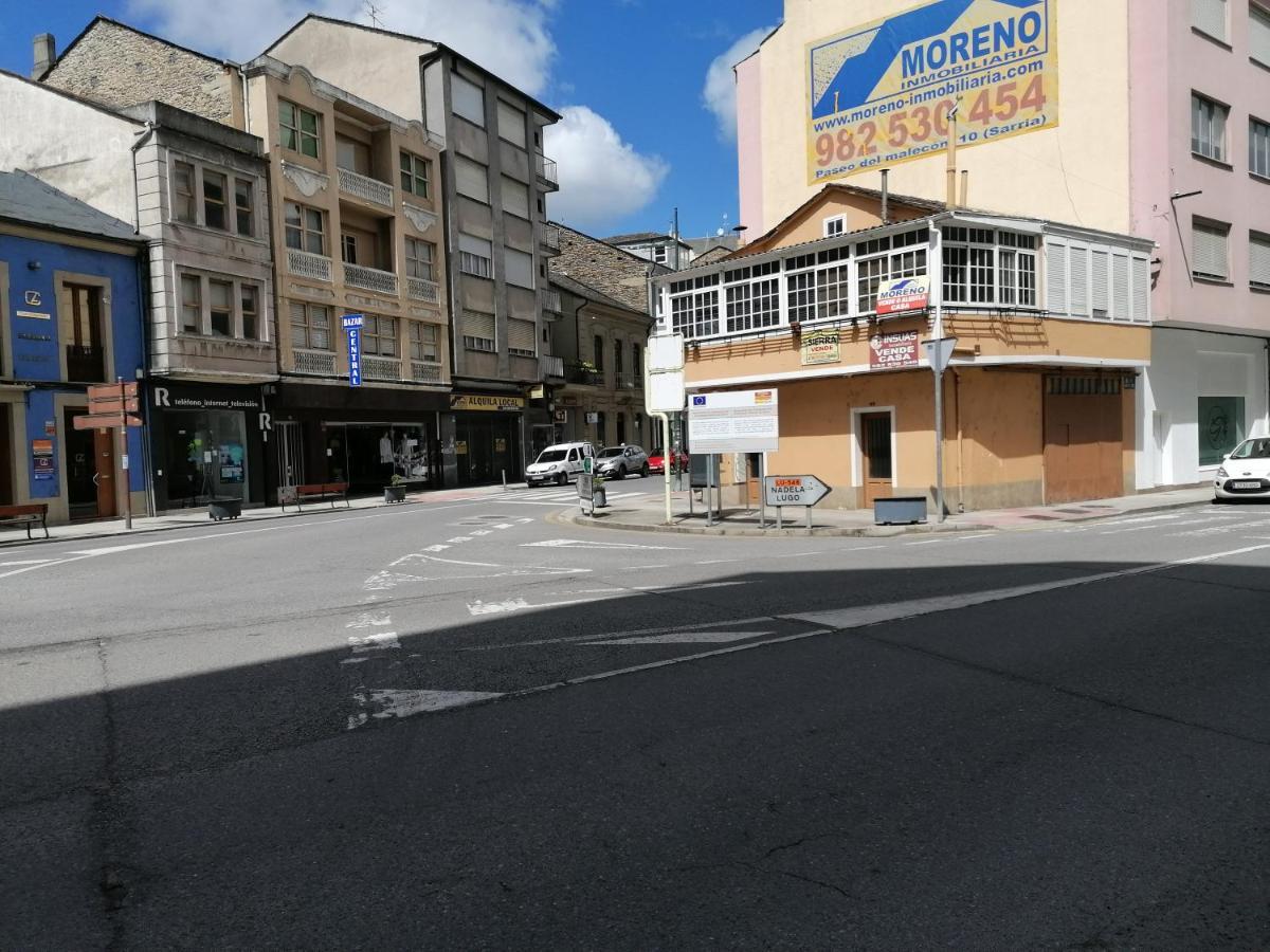 Cuatro Caminos Hotel Sarria Bagian luar foto